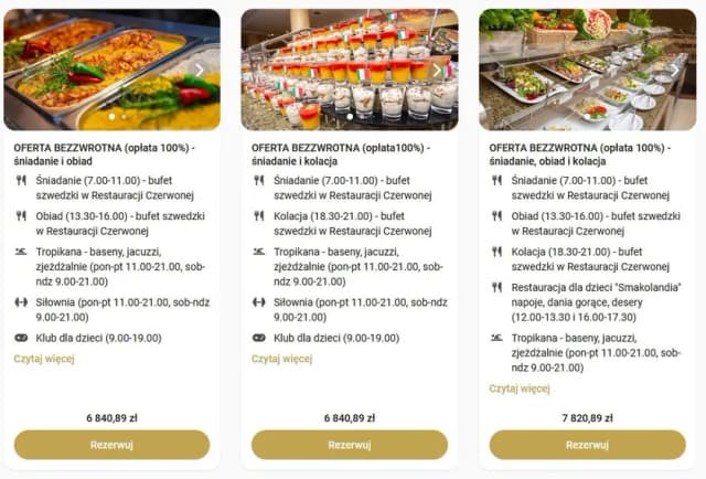Ile kosztuje obiad w hotelu Gołębiewskim? Zaskakujące ceny i zniżki
